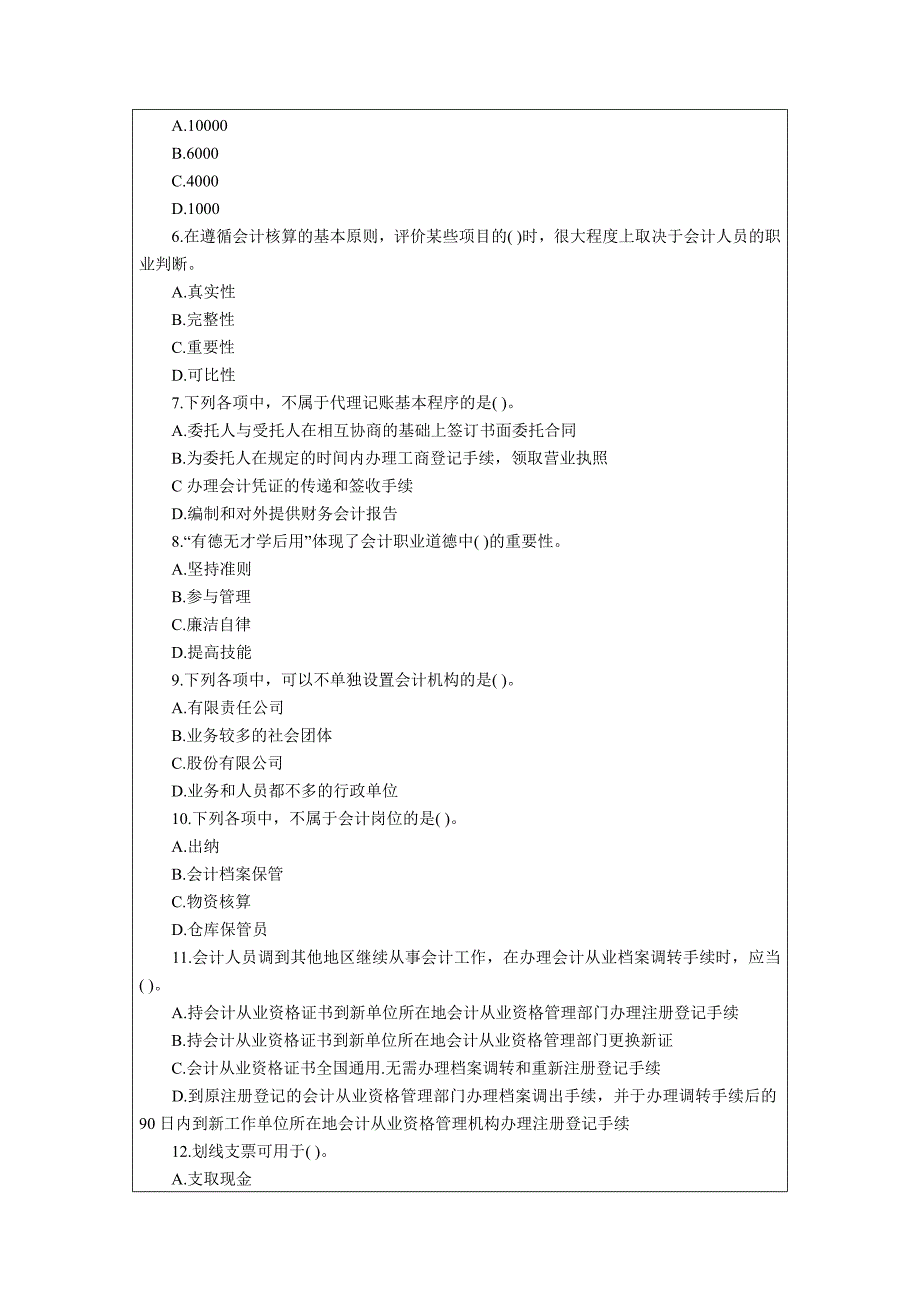 2015年会计从业考试《财经法规》题库押密卷_第2页