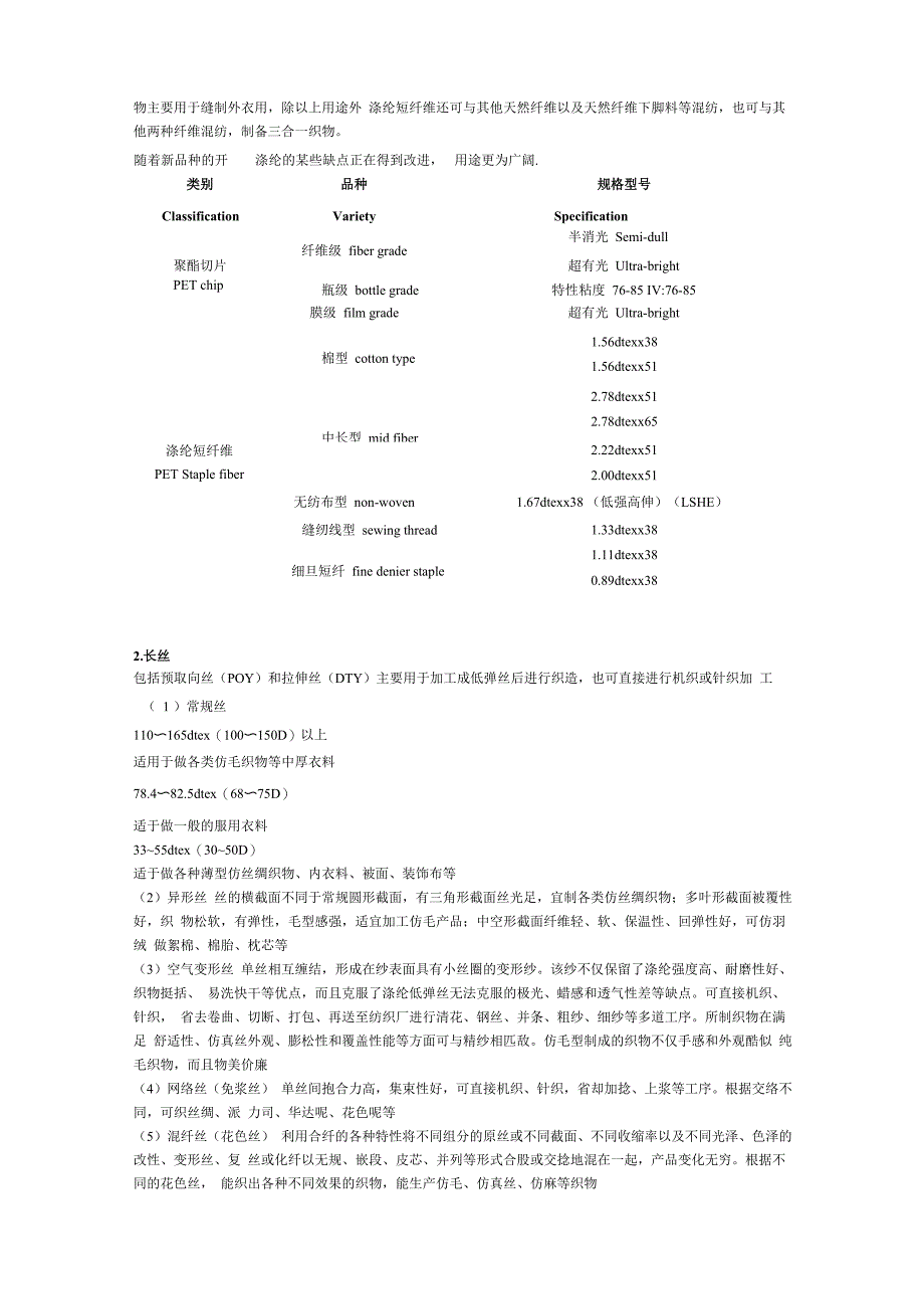 15种纤维主要用途_第2页