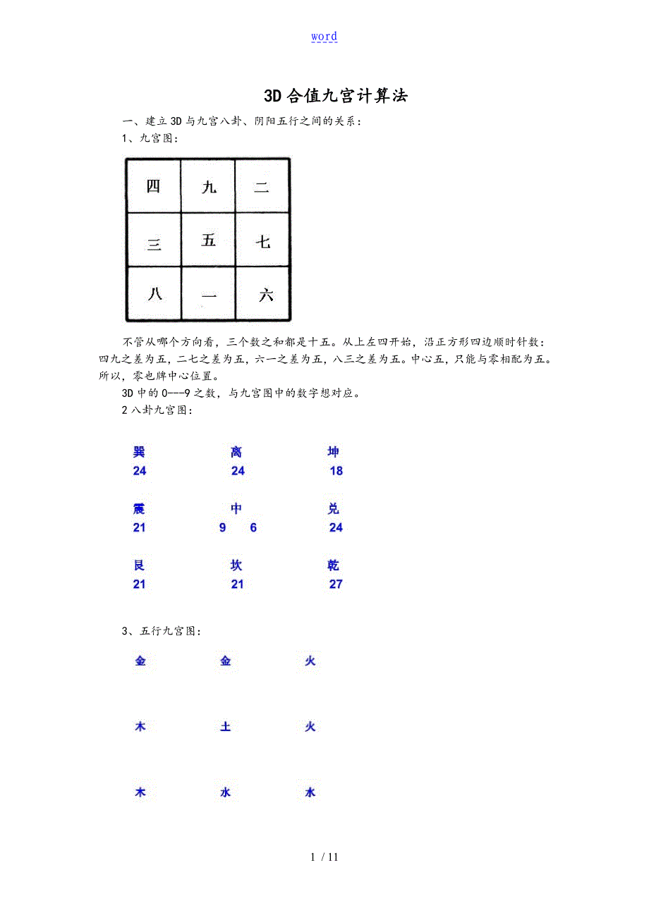 3D合值九宫计算法_第1页