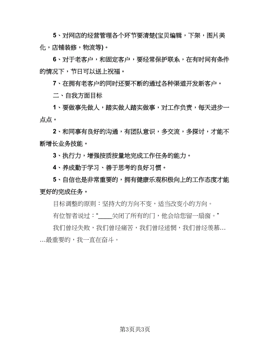 客服的年度工作计划（2篇）.doc_第3页