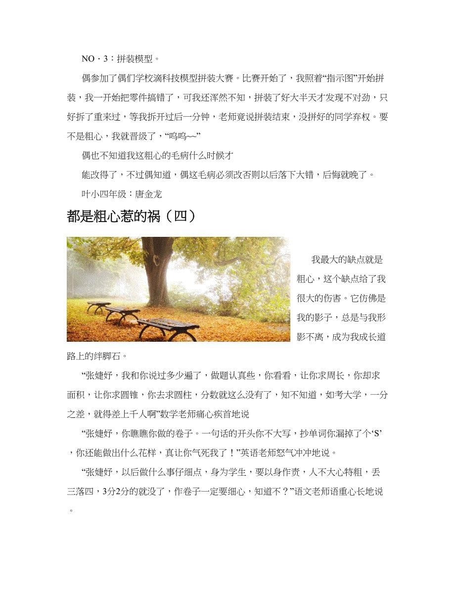 都是粗心惹的祸(共10篇).docx_第5页