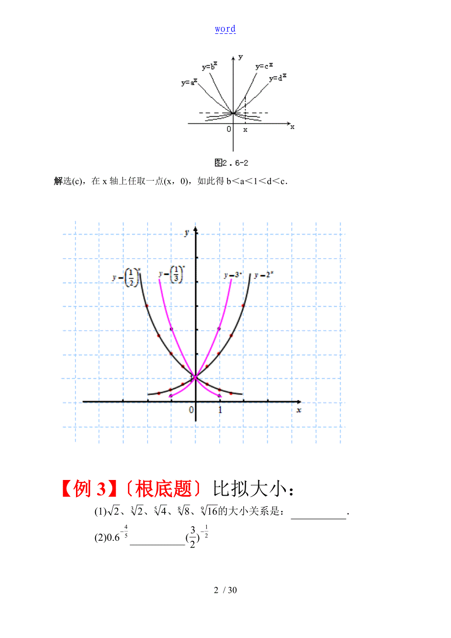 指数函数典型例题详细解析汇报_第2页