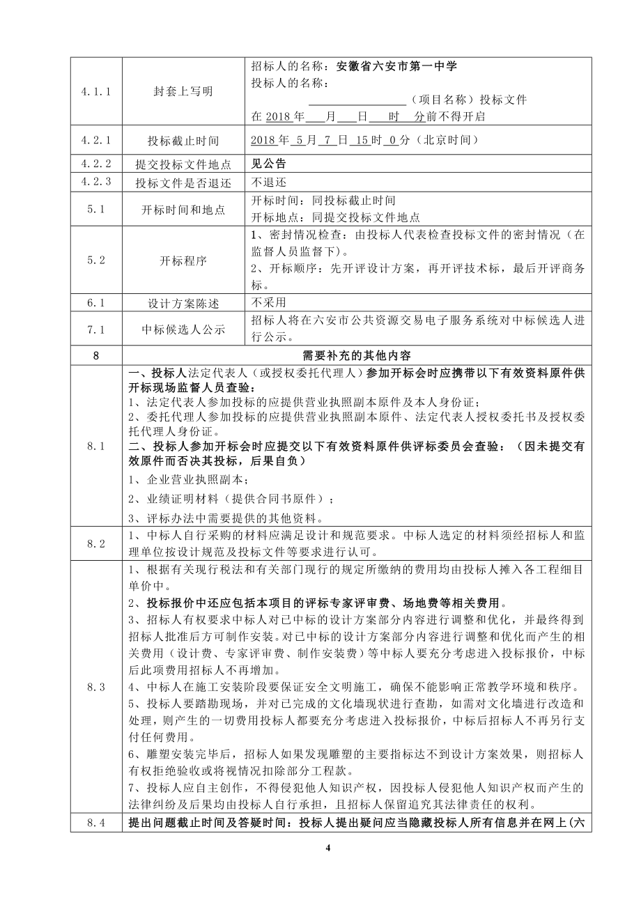 安徽六安第一中学茅以升铸铜雕塑设计施工一体化项目_第5页