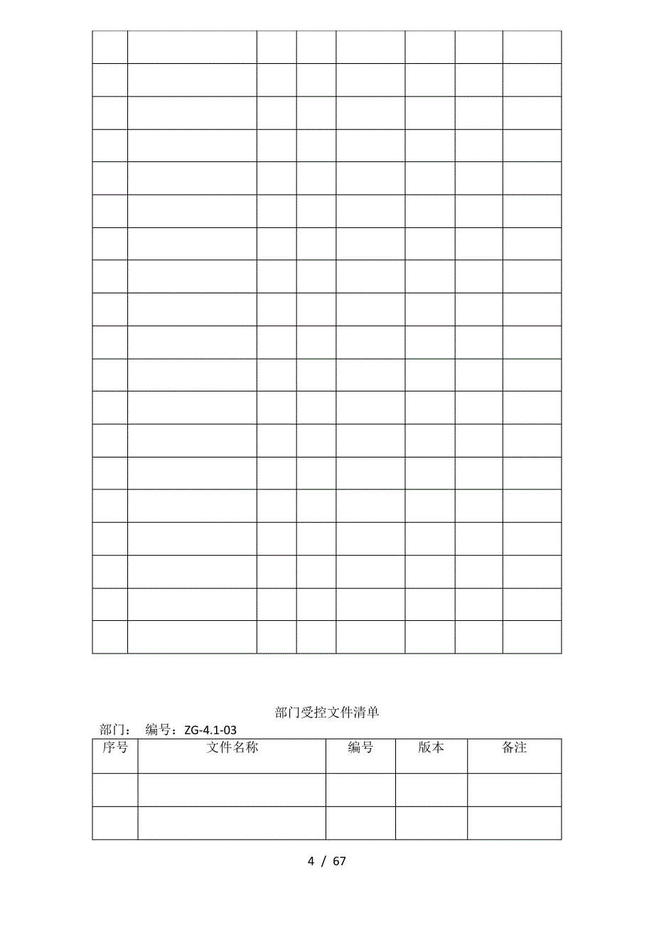 ISO9001：2015质量管理体系表格大全-参考22466_第4页