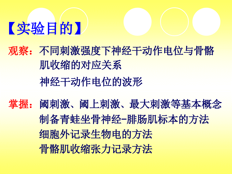 神经干及骨骼肌动作电位与肌张力的同步记录_第3页