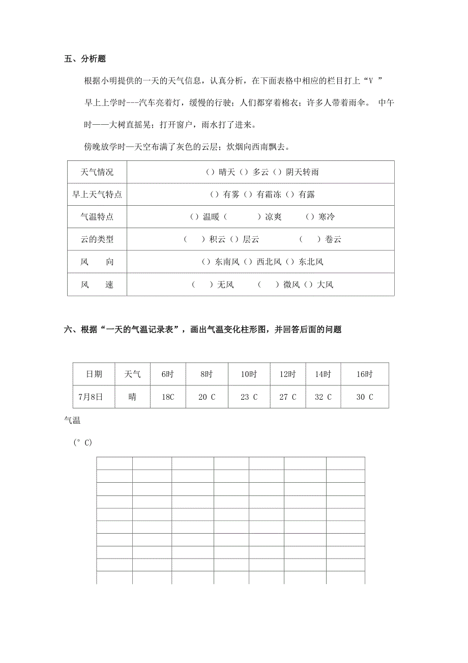 不同的天气状况怎样划分1._第2页