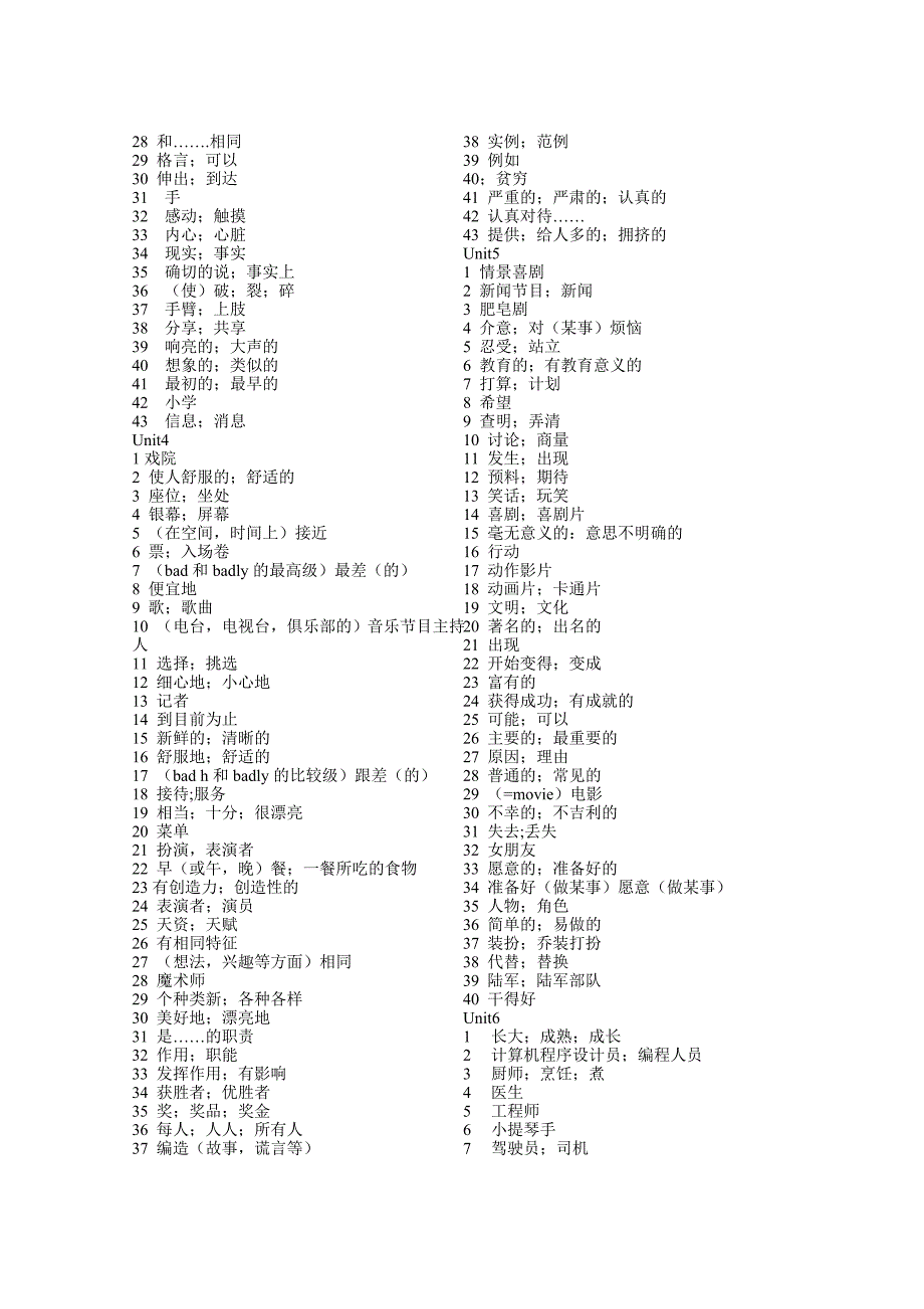 八年级上册默写单词.doc_第2页