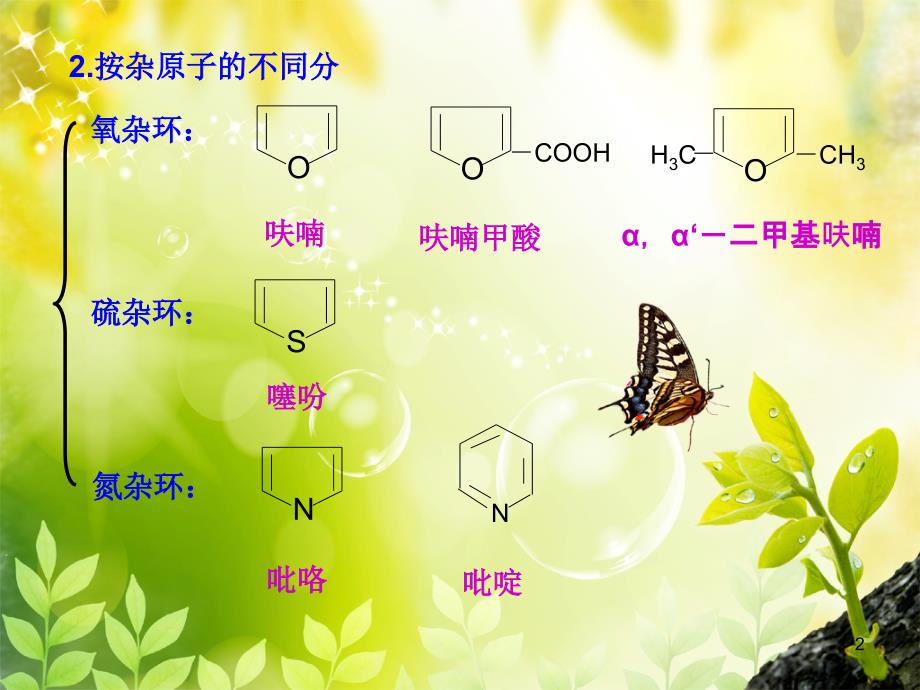 杂环化合物的分类和命名_第2页