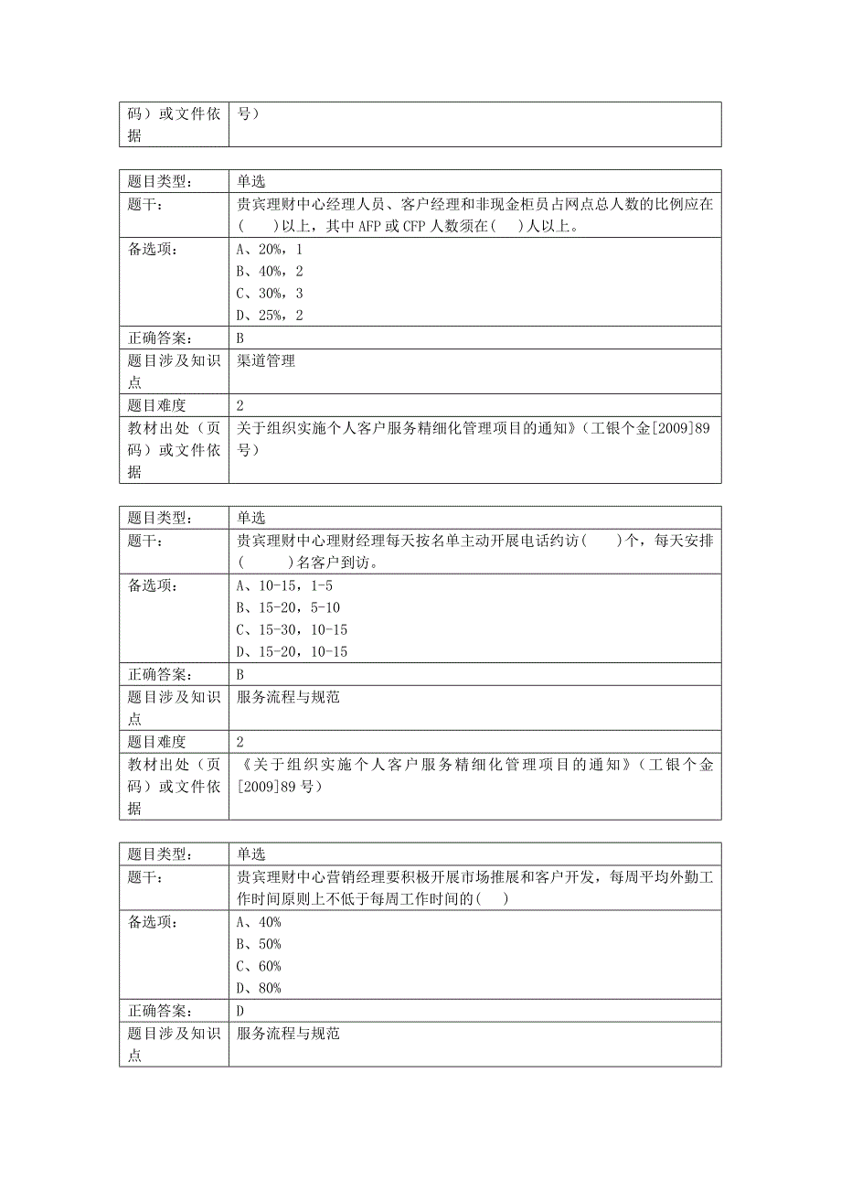 个人客户经理学习资料基础版——服务规范与制度篇_第4页