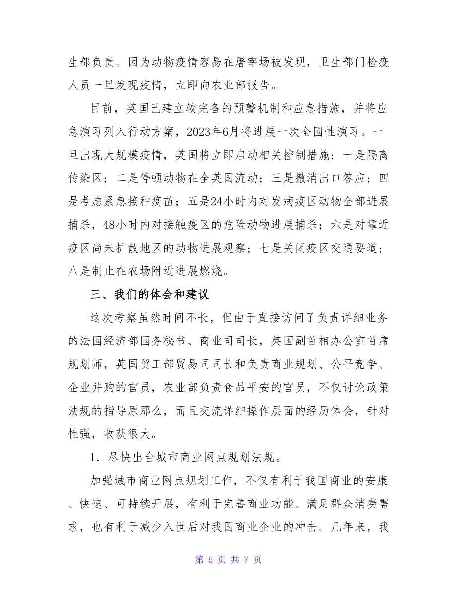 英法商业网点及疫情应对考察报告.doc_第5页