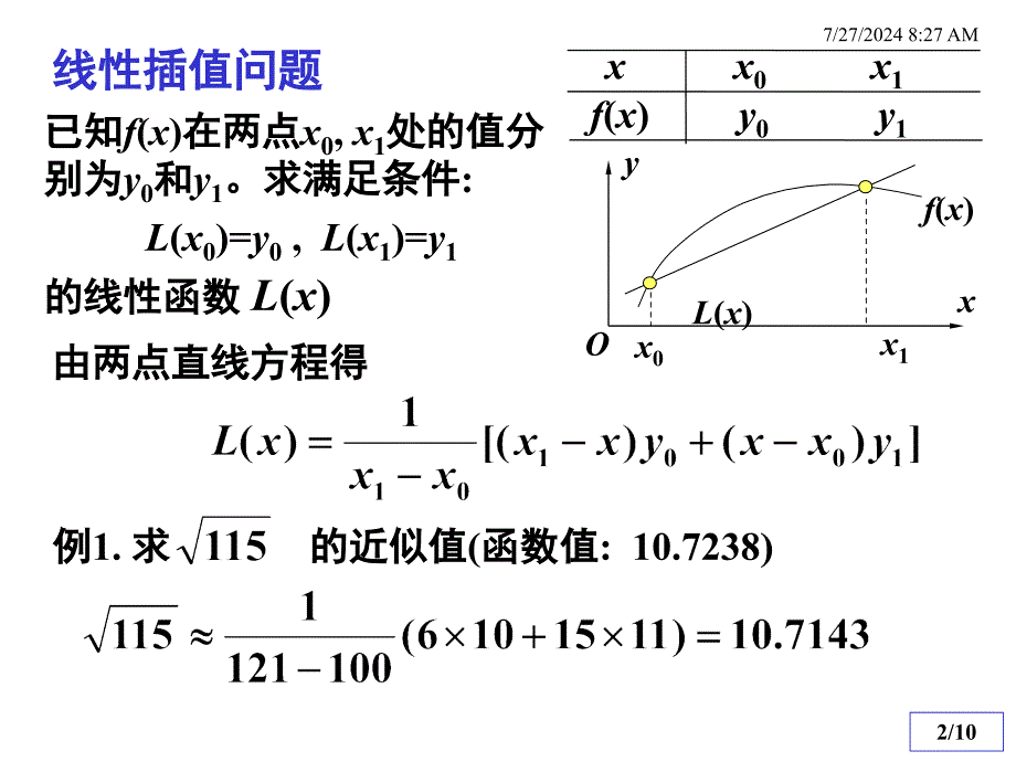 最新定积分数值计算PPT课件_第2页