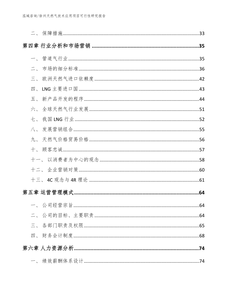 徐州天然气技术应用项目可行性研究报告_范文模板_第3页