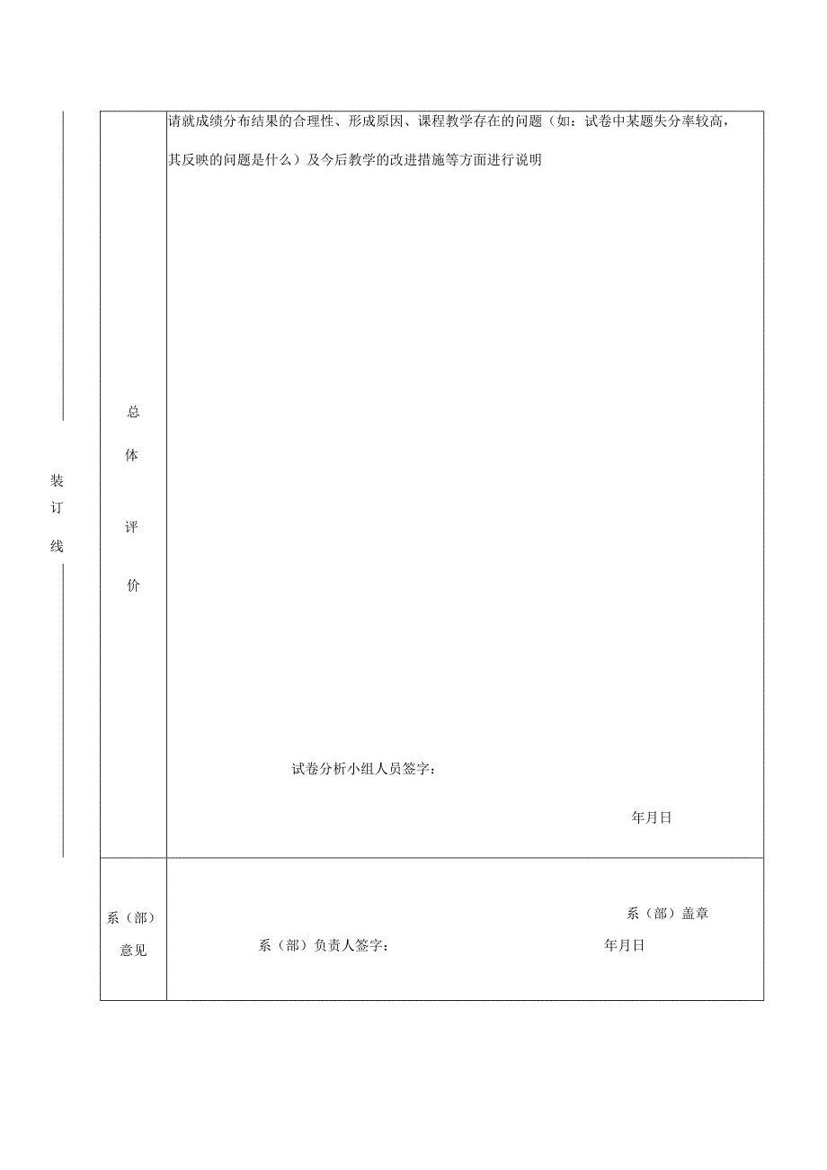 XX应用技术学院试卷分析_第3页