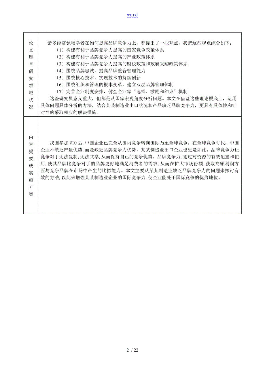 品牌竞争力对温州制造业出口地影响及对策分析报告_第2页