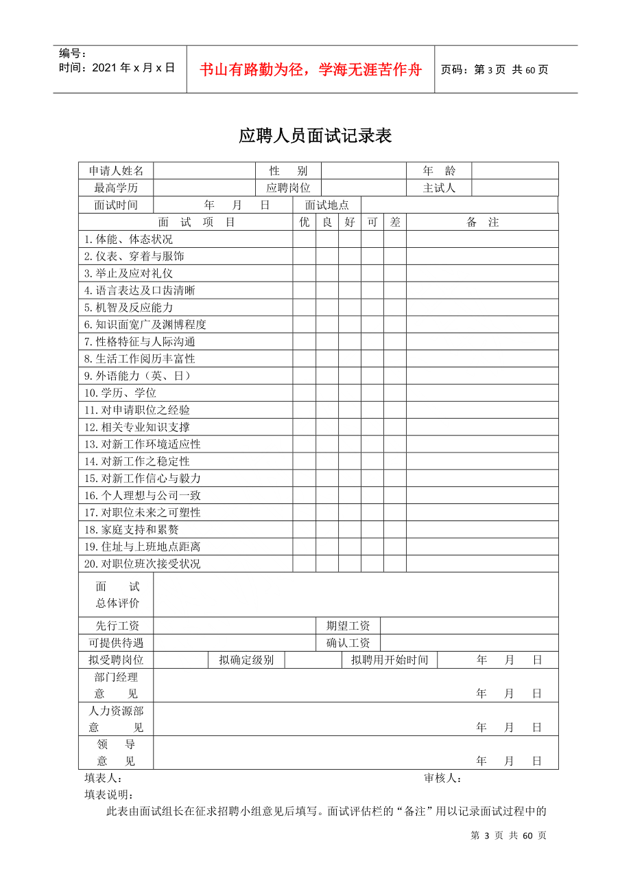 人力资源管理图表_第3页