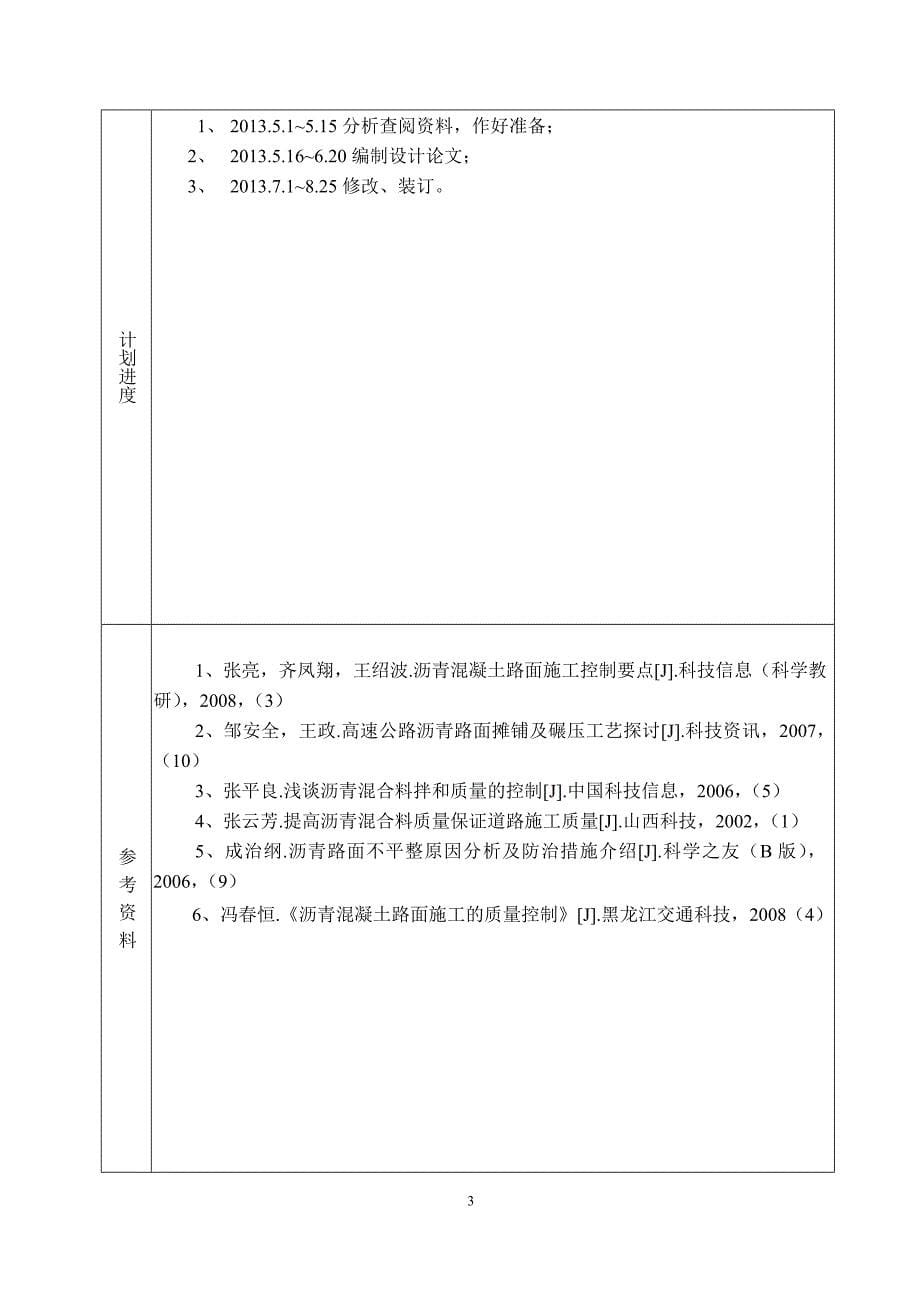 沥青混凝土路面施工工艺及质量控制毕业论文_第5页