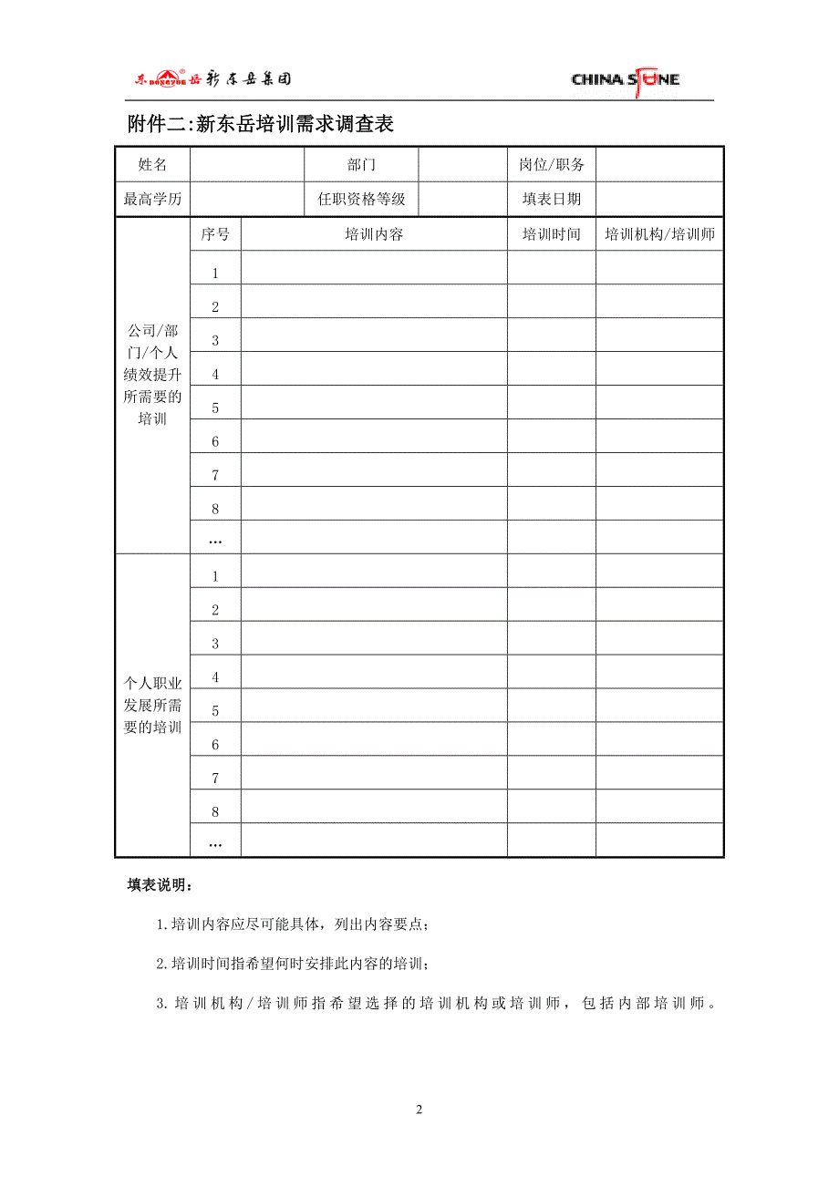 新东岳集团培训管理制度-附件.doc_第2页