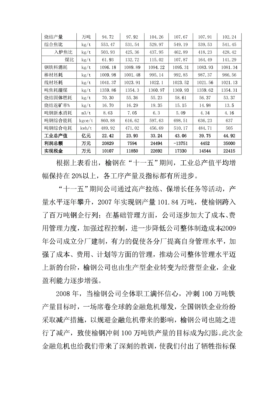 某公司“十一.五”年度工作总结与计划_第2页