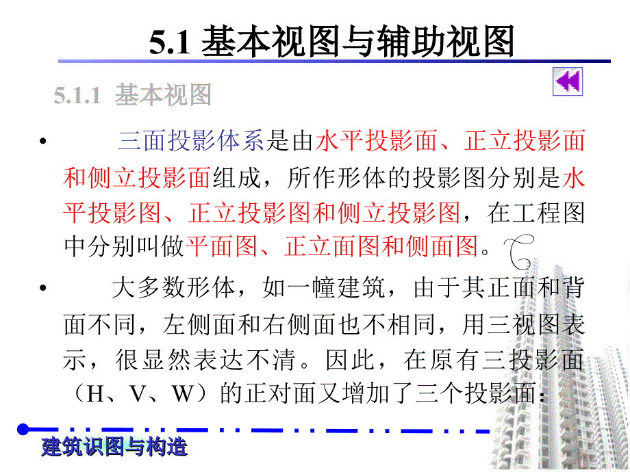 建筑识图与构造 建筑形体的常用表达方法_第3页