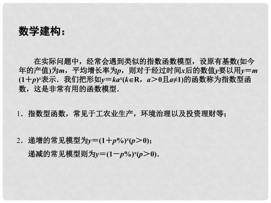 江苏省江阴市成化高级中学高中数学 3.1.2 指数函数（3）课件（新版）苏教版必修1_第3页