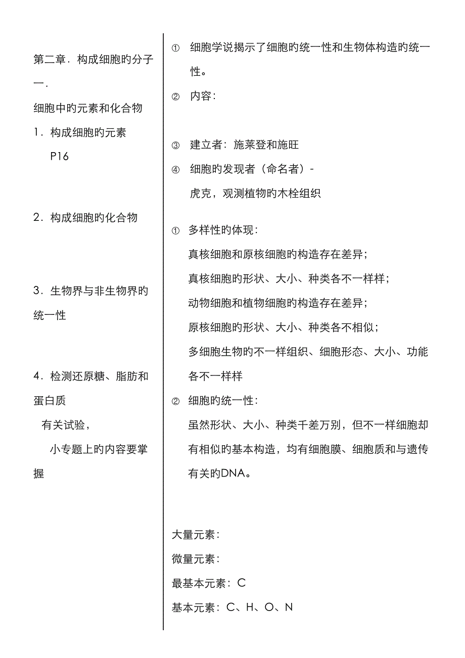 2023年高一生物必修一知识点总结_第3页