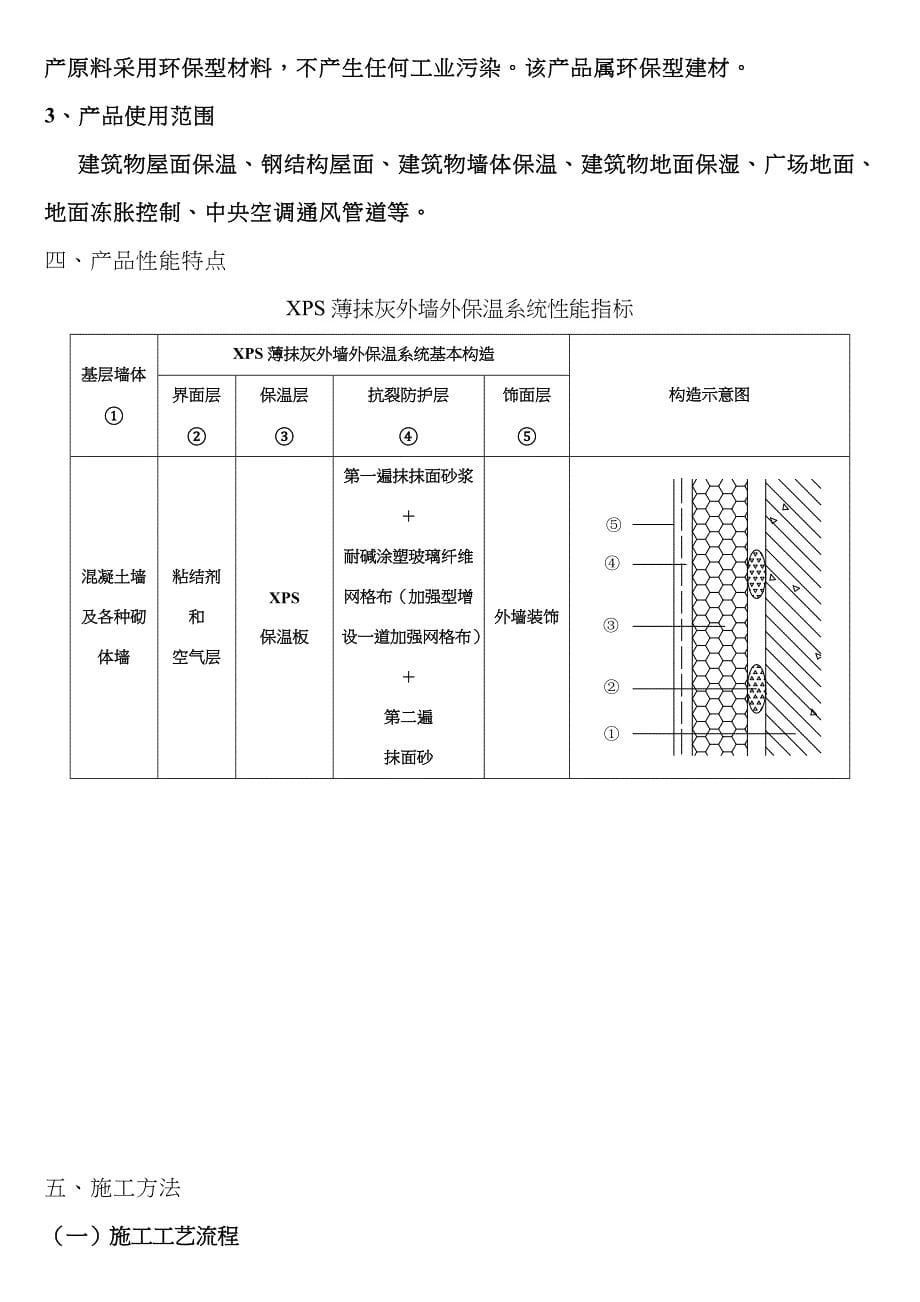 XPS保温施工方案带防火隔离带_第5页