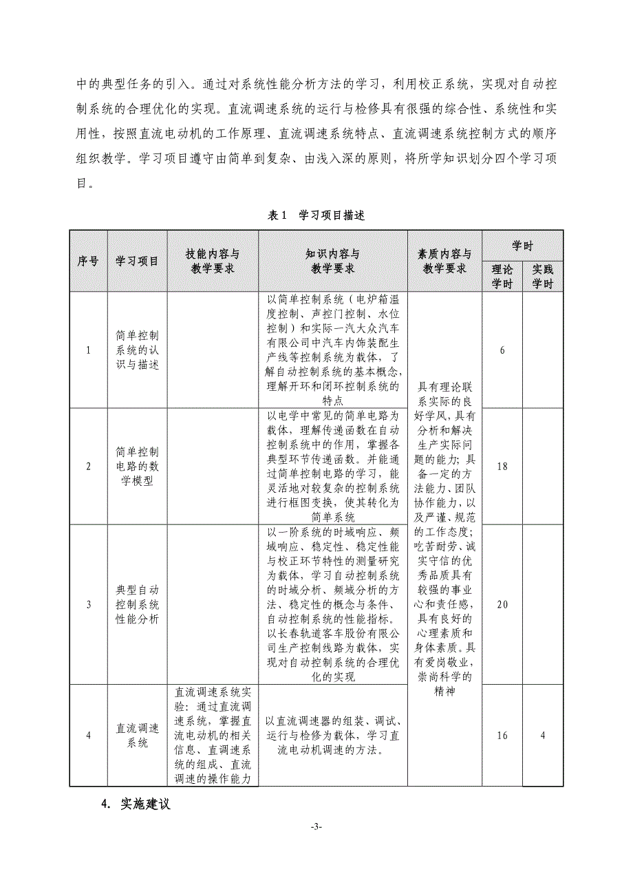 《自动控制系统》课程标准_第3页