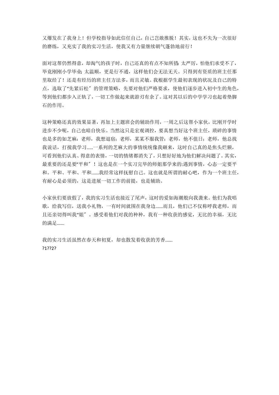 顶岗支教实习总结_第5页