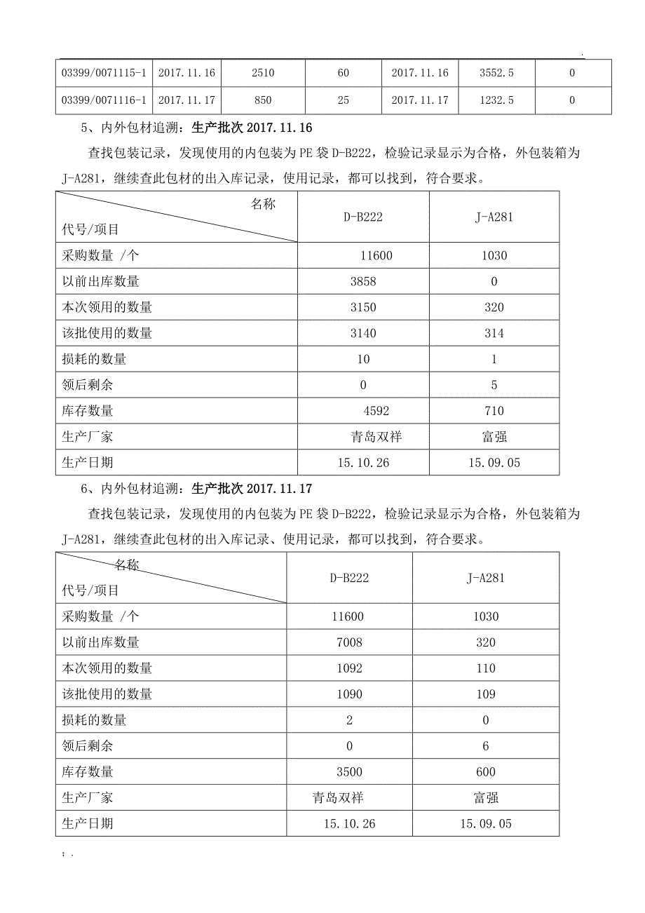 最新产品模拟追溯演练报告_第2页