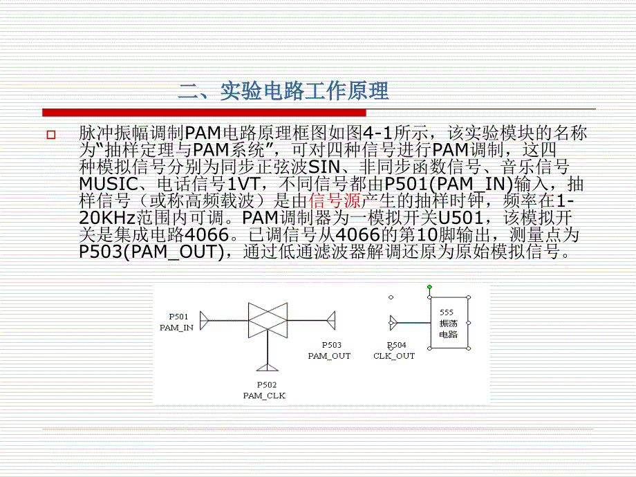 实验4 抽样定理与PAM通信系统实验_第2页