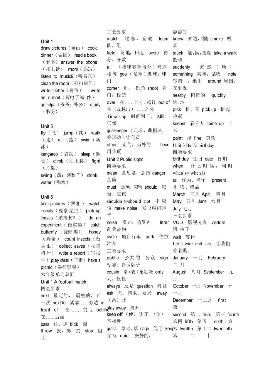 小学四年级英语自我介绍_第5页