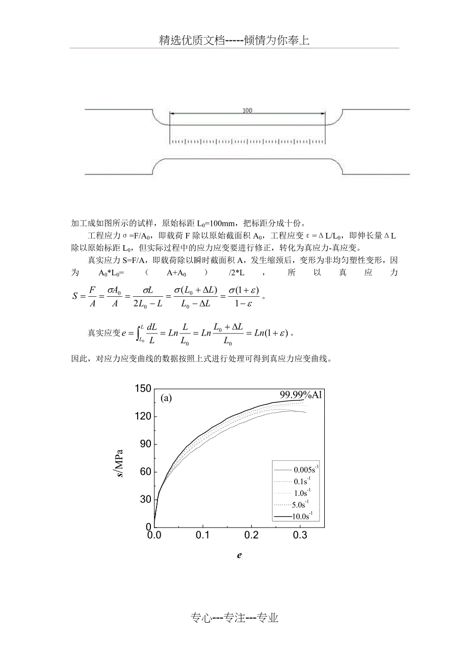应力应变曲线转变为真应力真应变曲线方法_第1页
