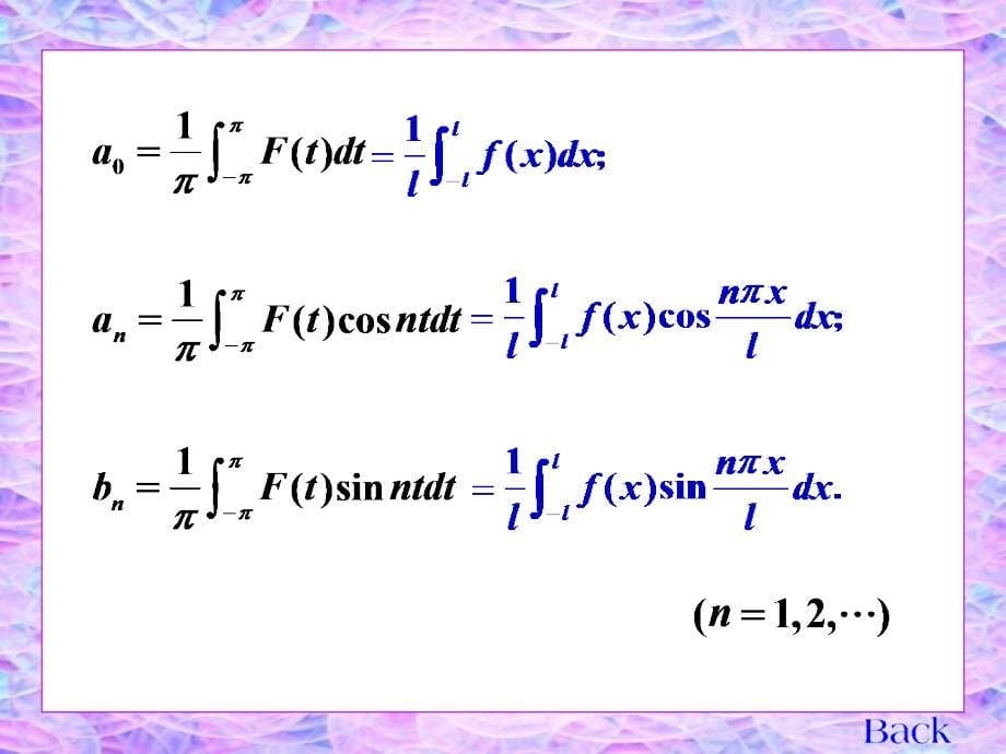 高等数学课件：11-7 周期为2L的周期函数的傅里叶级数_第5页