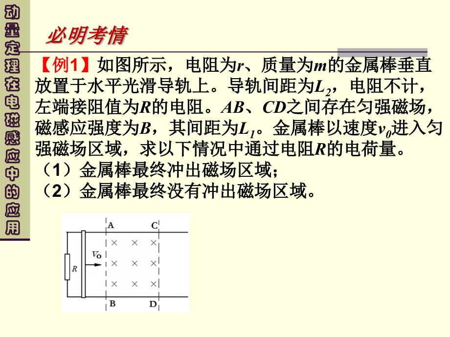 动量定理在电磁感应现象中的应用9月陈秀芳111_第3页