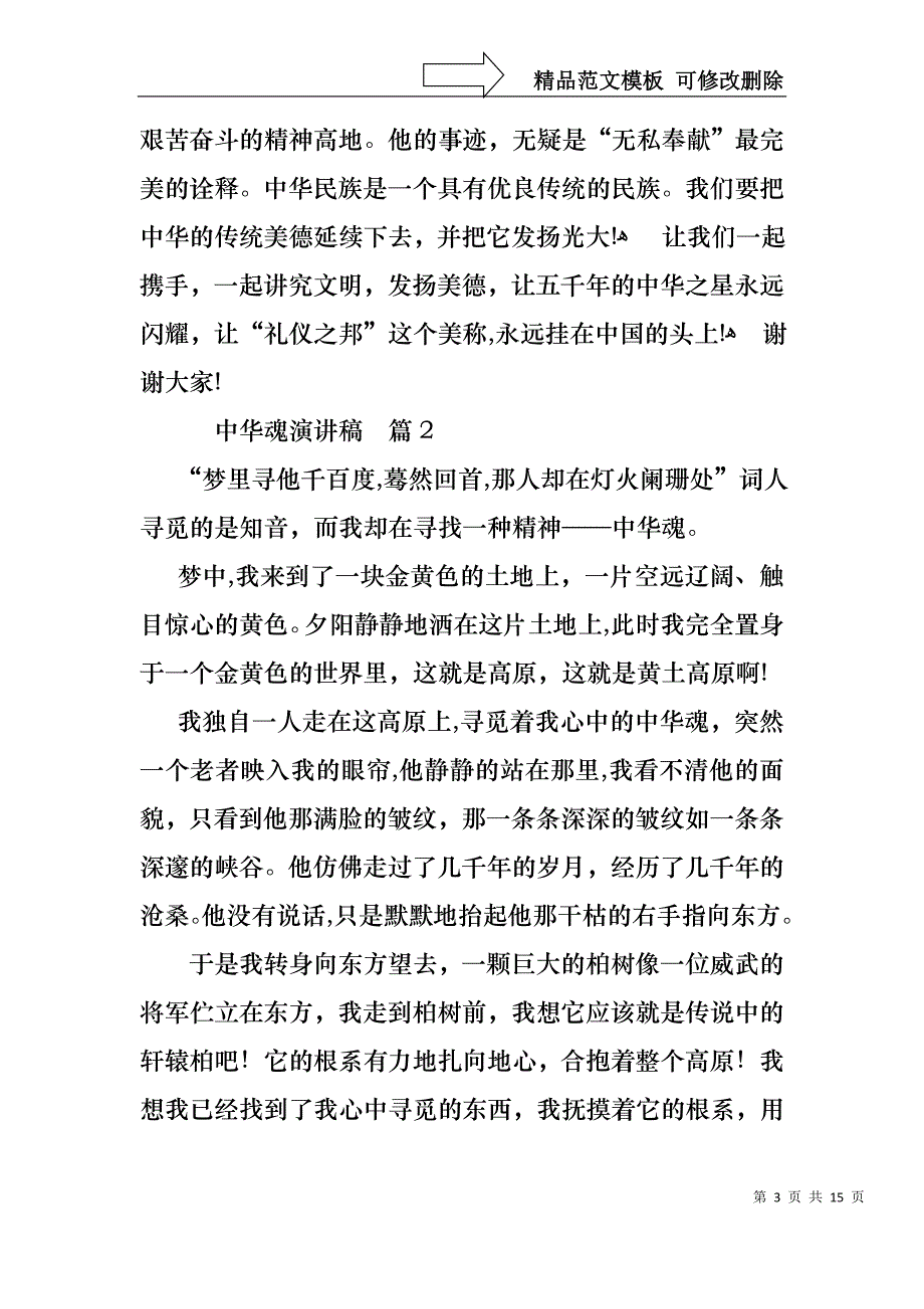 实用的中华魂演讲稿集锦七篇_第3页