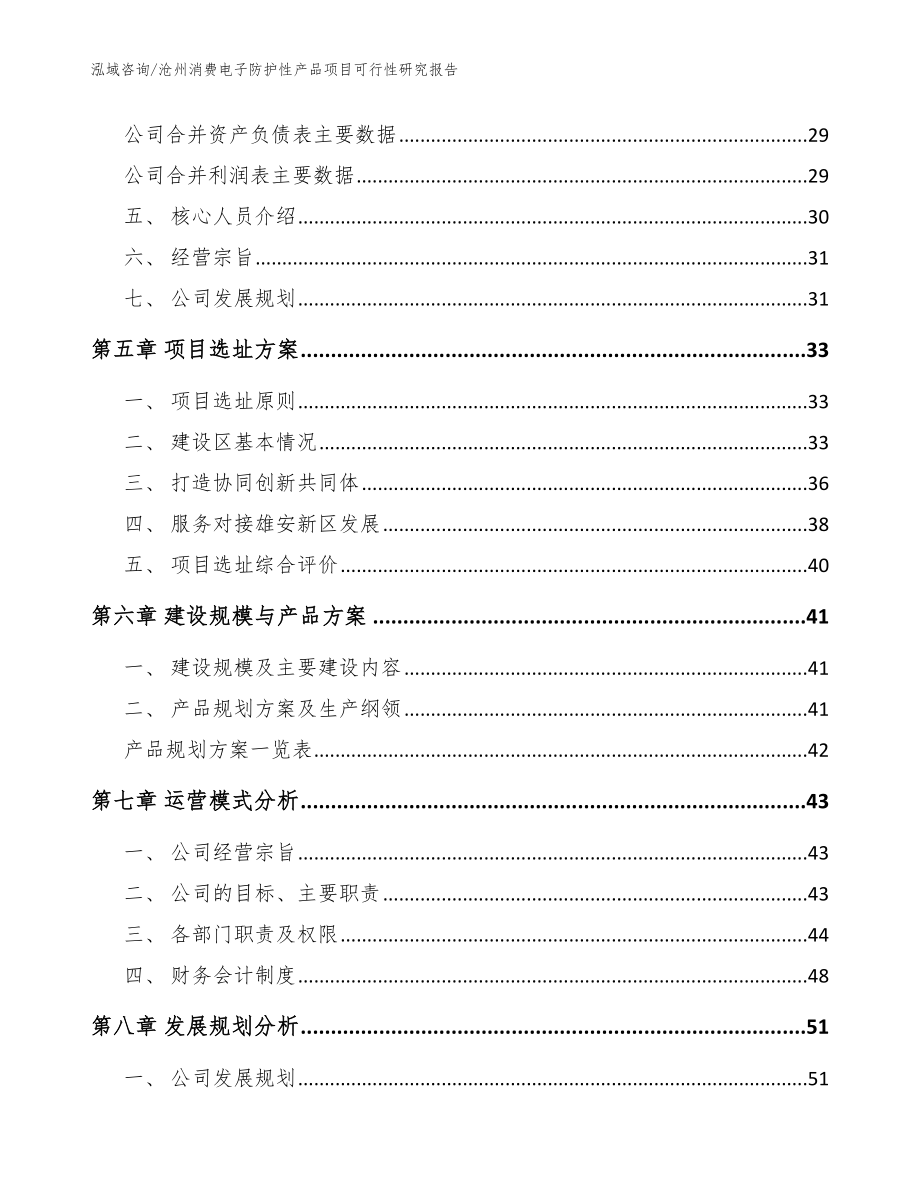 沧州消费电子防护性产品项目可行性研究报告_参考范文_第2页