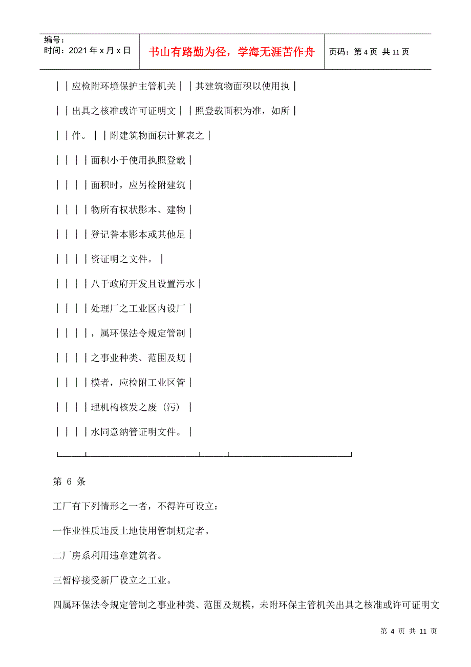 工厂设立登记规则详述_第4页