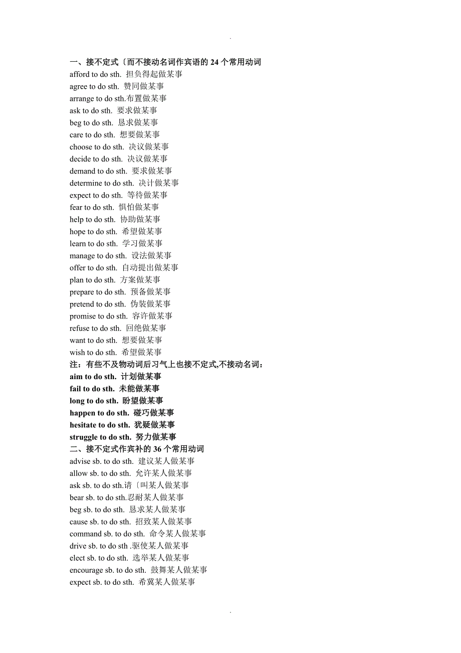 英语固定短语搭配_第1页