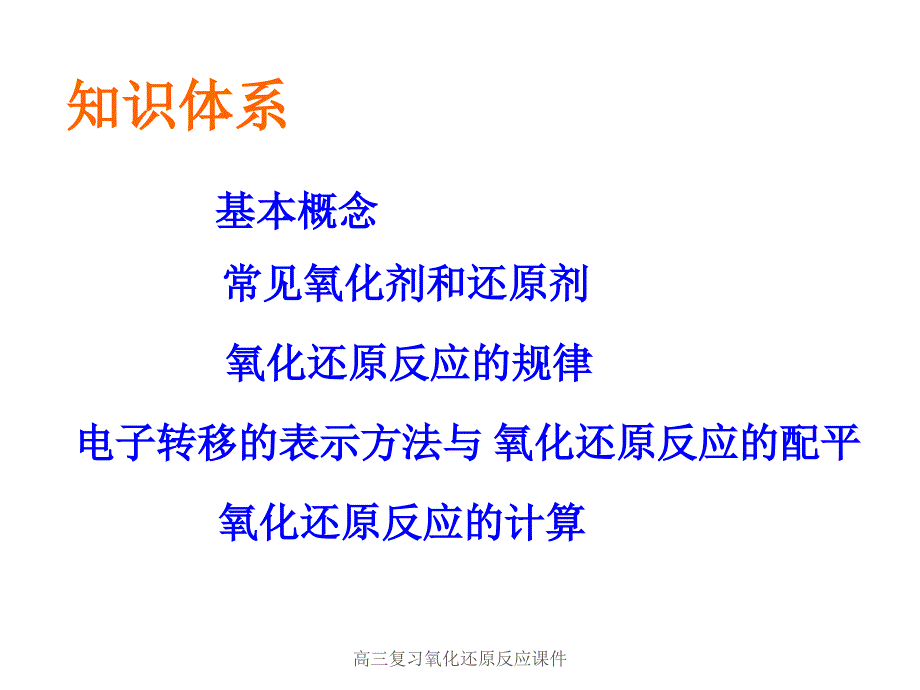 高三复习氧化还原反应课件_第4页