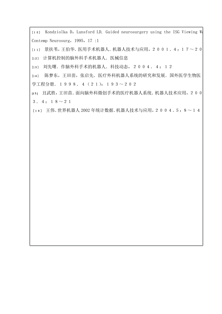 毕业设计论文开题报告无框架立体定向神经外科手术机器人伺服电机控制系统设计_第5页