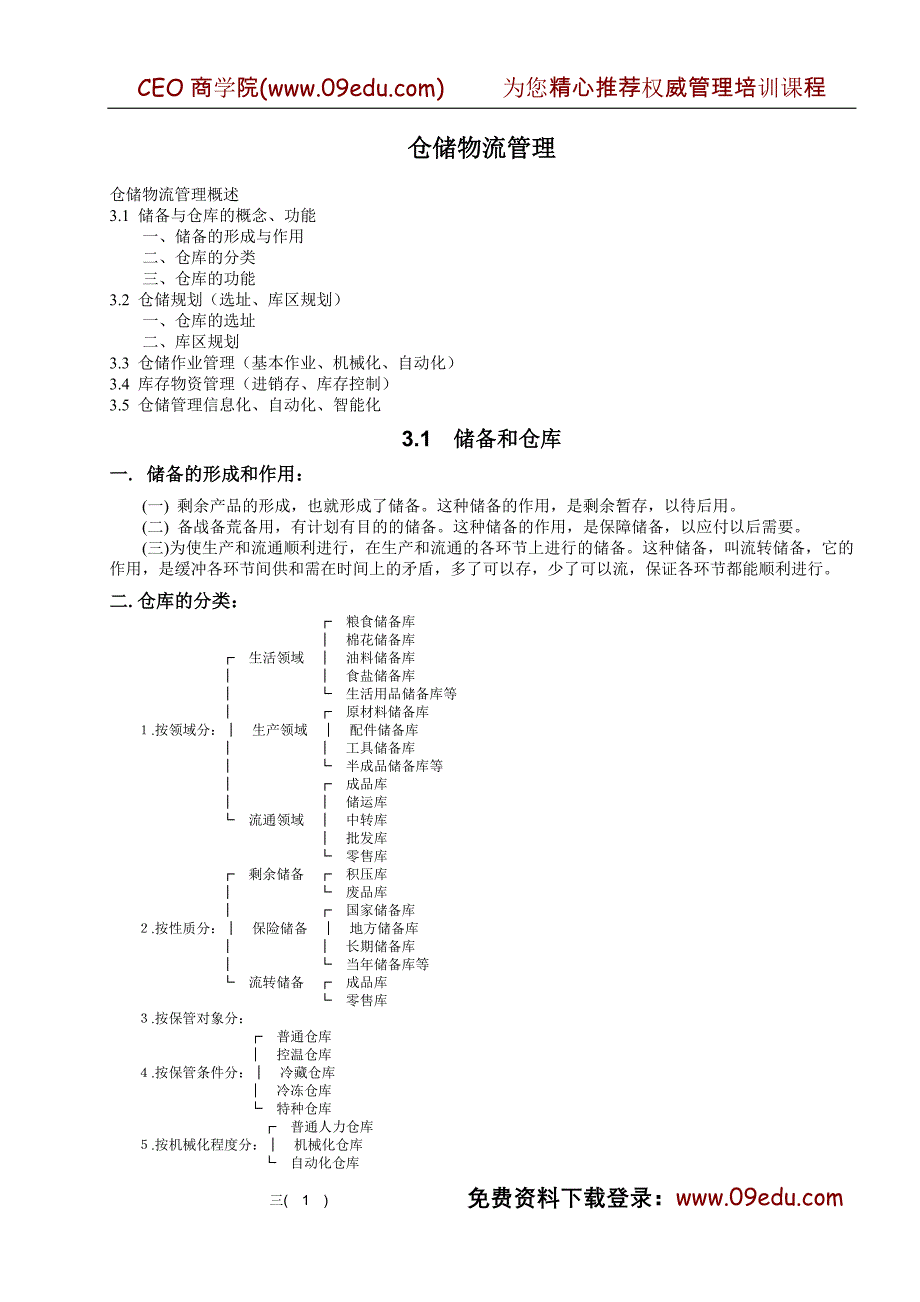 仓储物流管理.doc_第1页