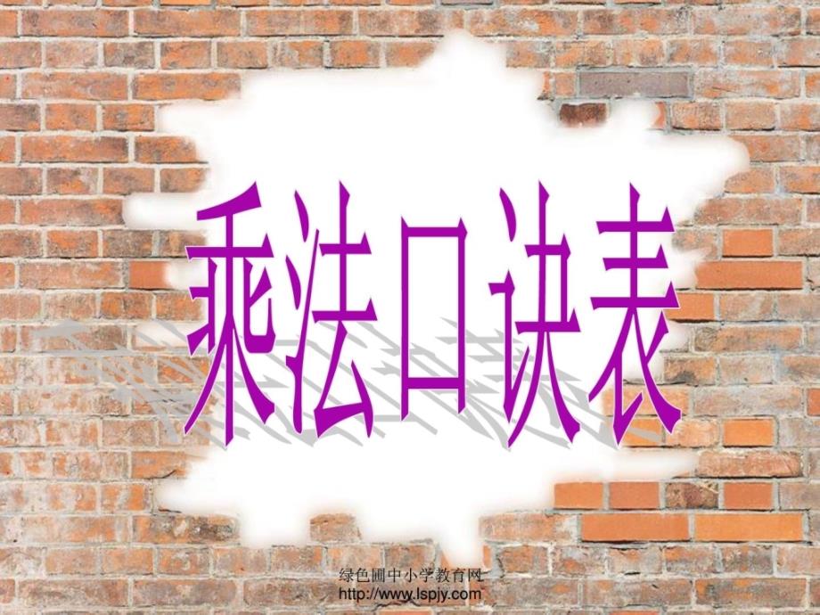 小学二年级上学期数学《乘法口诀表》优质课课程软件_第2页