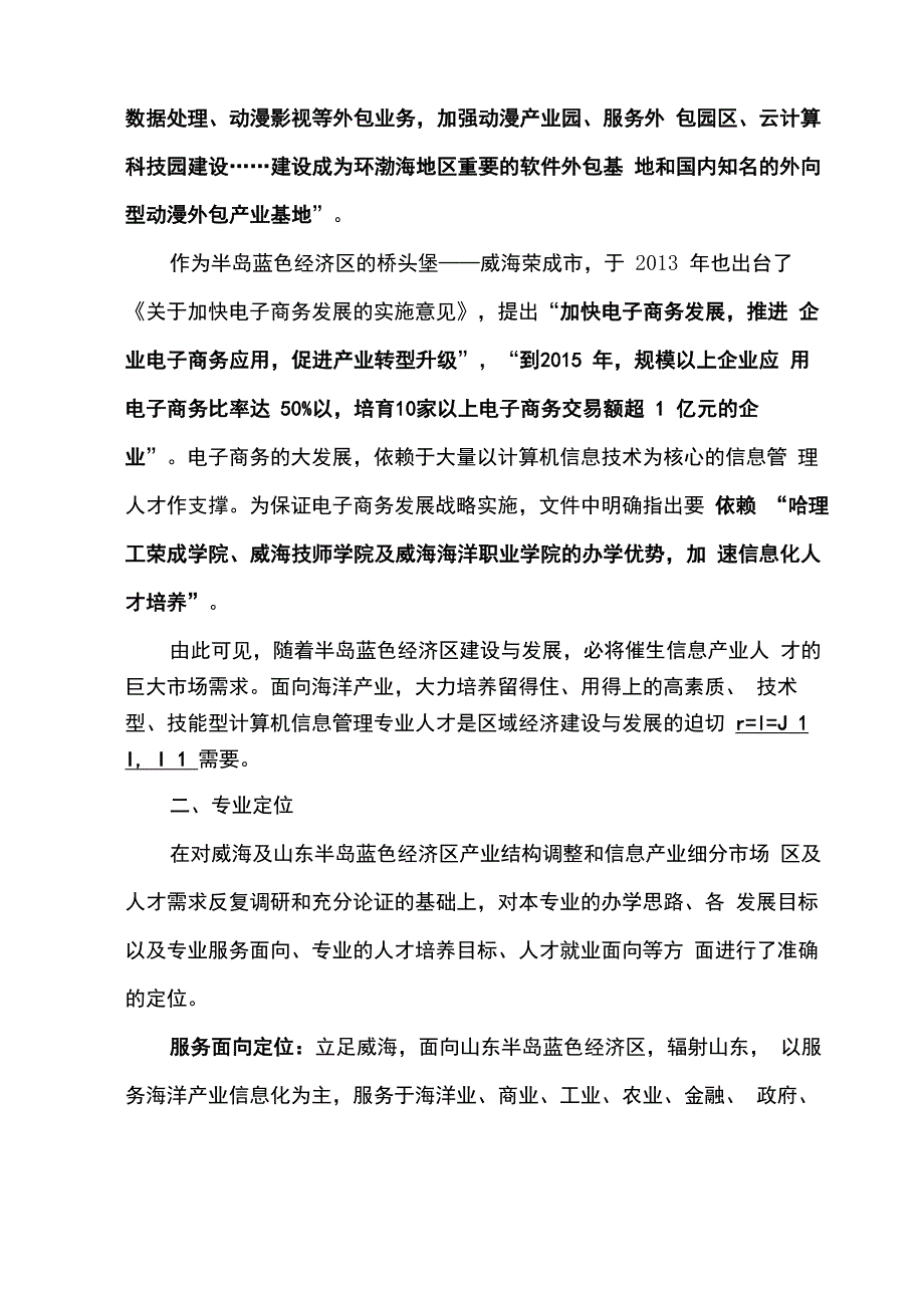 计算机信息管理专业定位、特色与发展规划_第2页