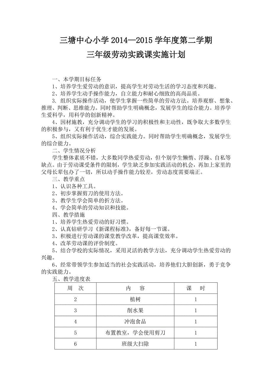 各年级劳动实践教育课实施计划与周历表.doc_第5页