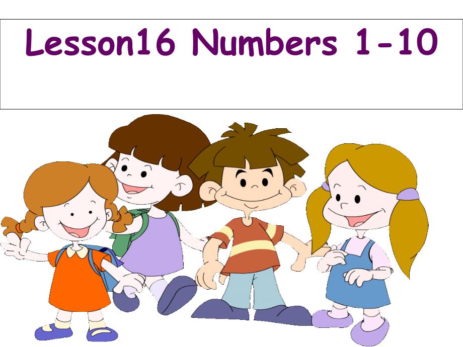 三年级上册Lesson16Numbers110_第1页