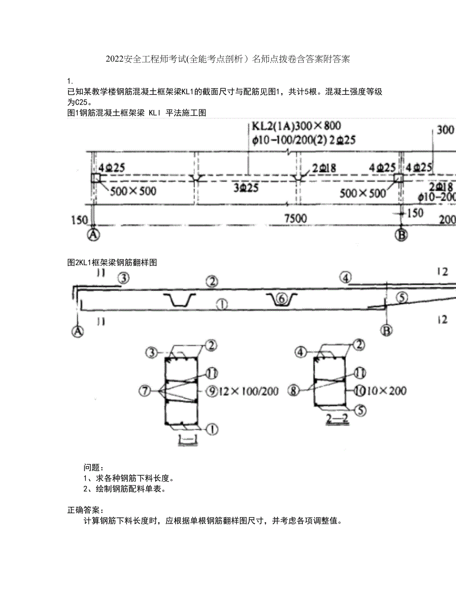 2022安全工程师考试(全能考点剖析）名师点拨卷含答案附答案53_第1页