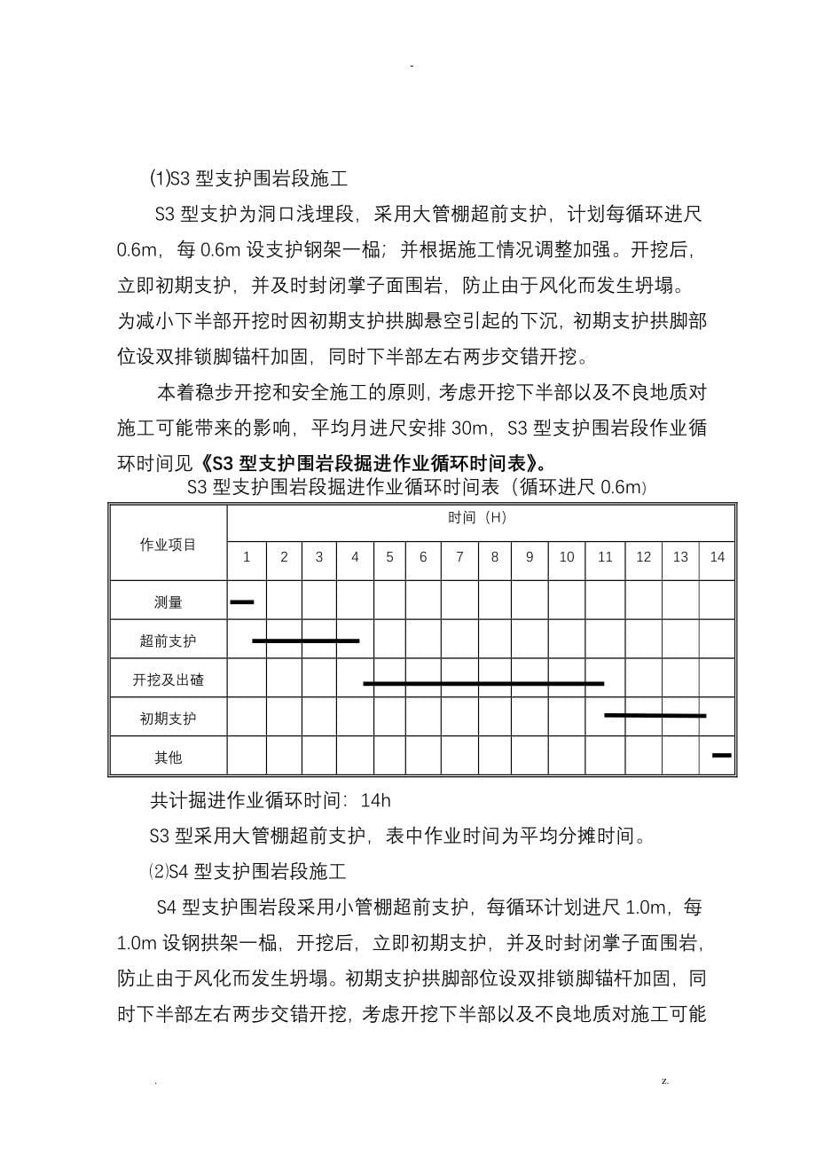 云南青山岭公路隧道施工组织施工组织设计及对策_第5页