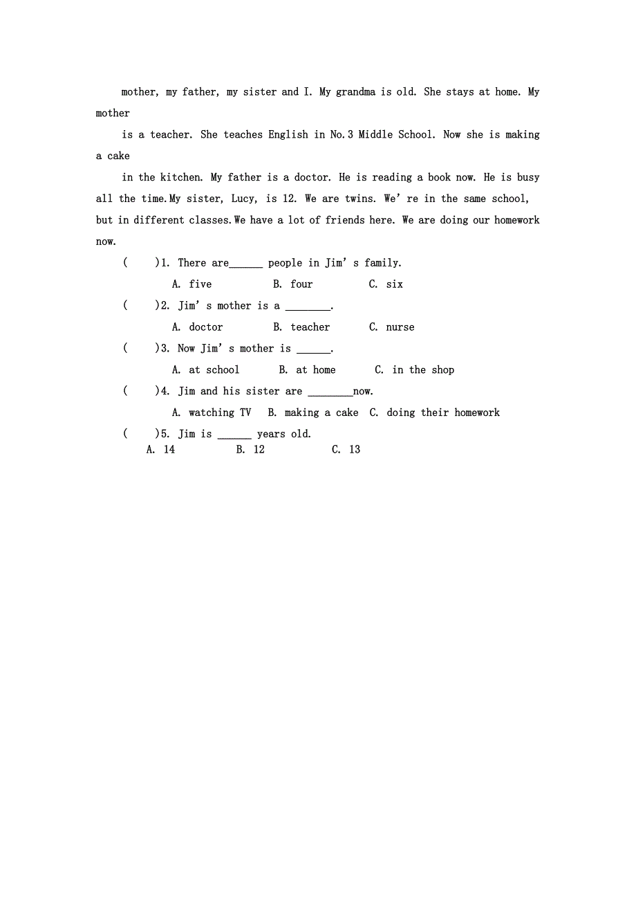 六年级英语期中考试卷.docx_第4页