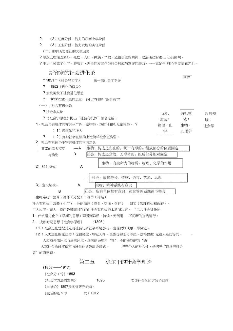 西方社会学理论笔记_第5页