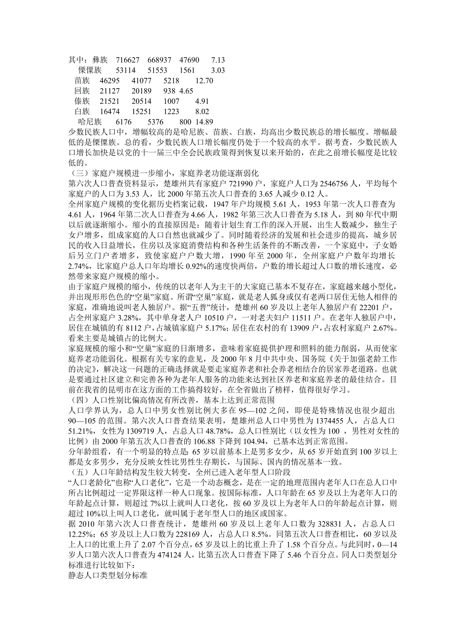 楚雄州人口老龄化现状研究.doc_第2页
